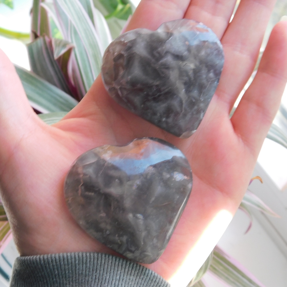 Fluorite heart